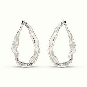 Серьги UNOde50 PEN0627 "Прилив" Серебряный цвет