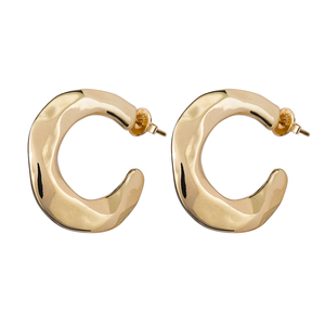 Серьги UNOde50 PEN0793 "Нимб" Золотой цвет