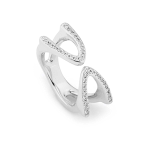 Кольцо ANI0798 "Stand out Topaz" L Серебр. цв.