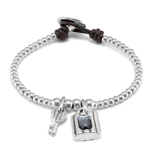 Браслет PUL2302 "Hopeful key" M Сер. цв.